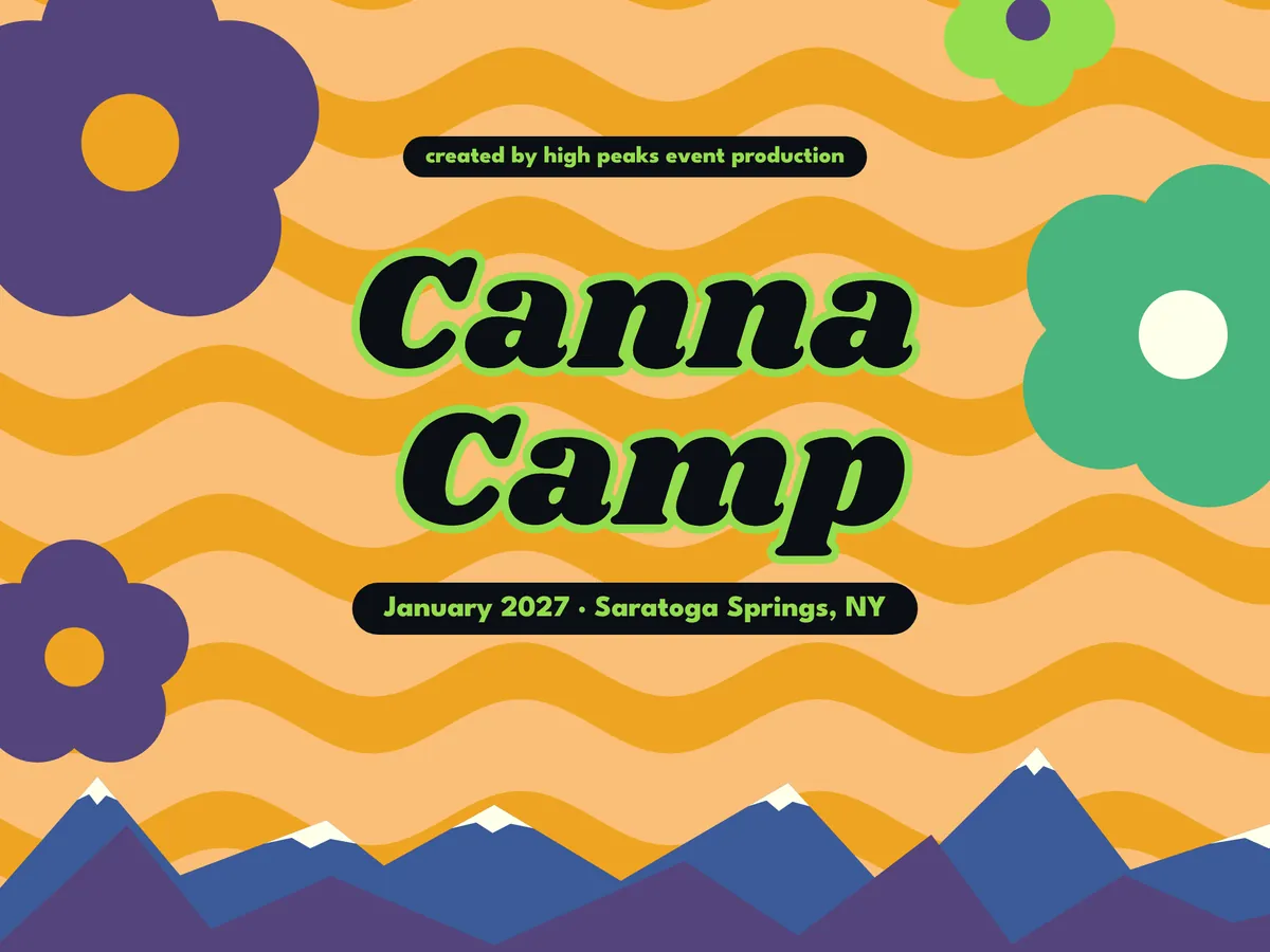 Canna Camp sponsor deck, slide 1 of 9